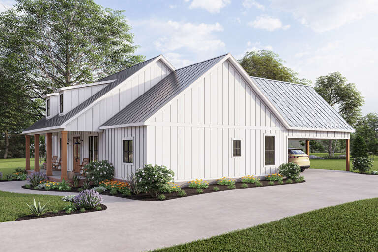 Modern Farmhouse Plan: 2,147 Square Feet, 4 Bedrooms, 3 Bathrooms ...