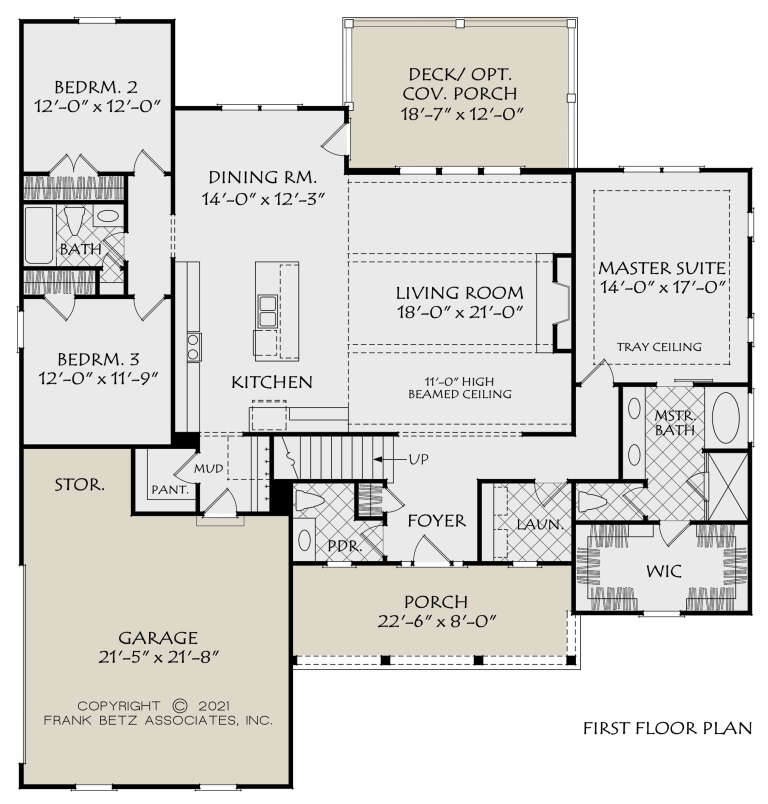 Modern Farmhouse Plan: 2,030 Square Feet, 3 Bedrooms, 2.5 Bathrooms ...