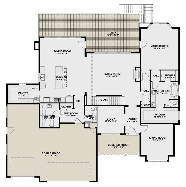 House Plan House Plan #25969 Drawing 1