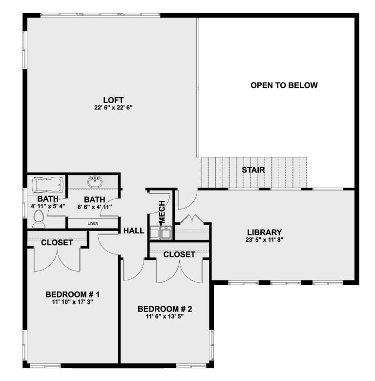 House Plan House Plan #25969 Drawing 2