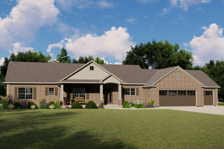 House Plan House Plan #25972 Front Elevation