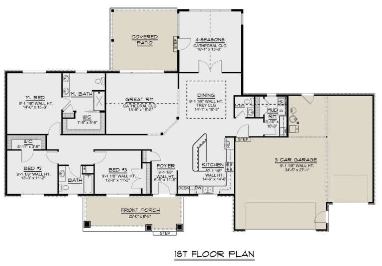 House Plan House Plan #25972 Drawing 1