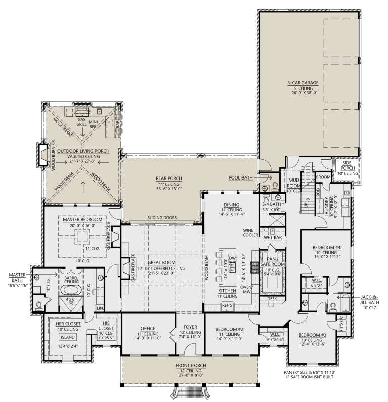 House Plan House Plan #26021 Drawing 1