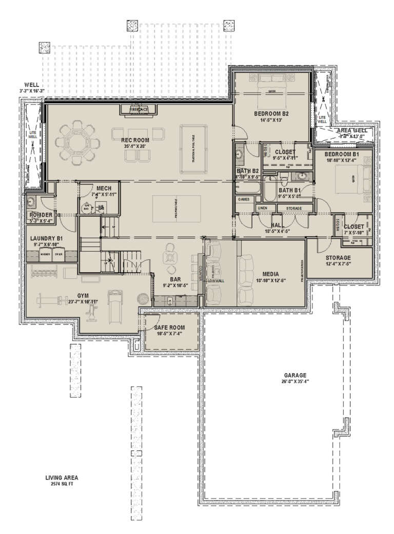 House Plan House Plan #26050 Drawing 2