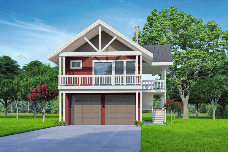 House Plan House Plan #26097 Front Elevation 