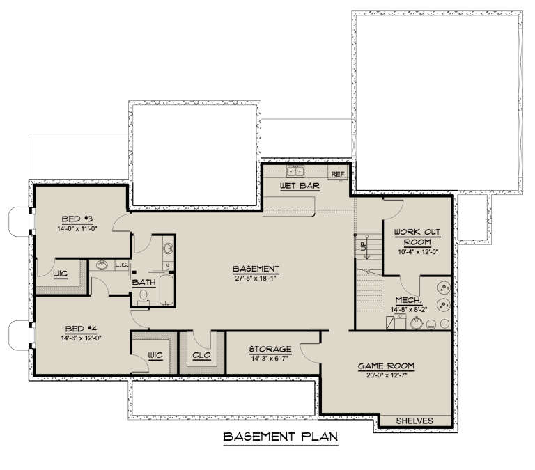 House Plan House Plan #26140 Drawing 2
