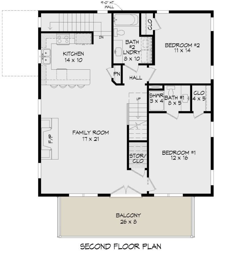 House Plan House Plan #26166 Drawing 2