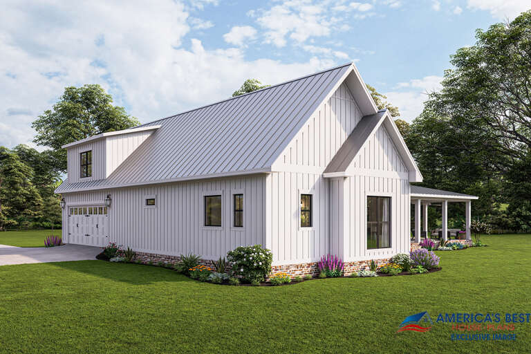 Modern Farmhouse Plan: 2,428 Square Feet, 3 Bedrooms, 2.5 Bathrooms ...