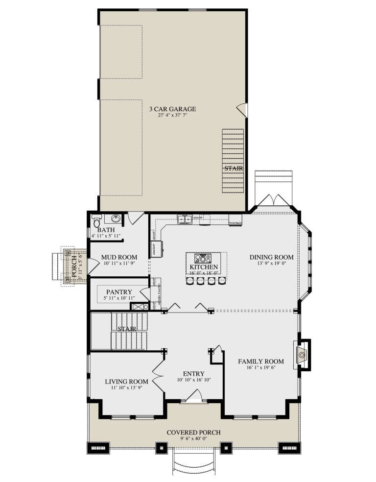 House Plan House Plan #26268 Drawing 1