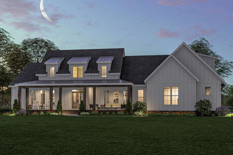 Modern Farmhouse Plan: 2,762 Square Feet, 4 Bedrooms, 3.5 Bathrooms ...