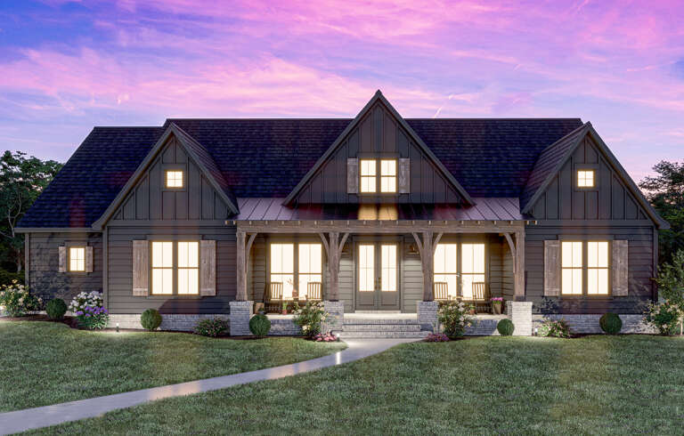 Modern Farmhouse Plan: 2,326 Square Feet, 4 Bedrooms, 2.5 Bathrooms ...