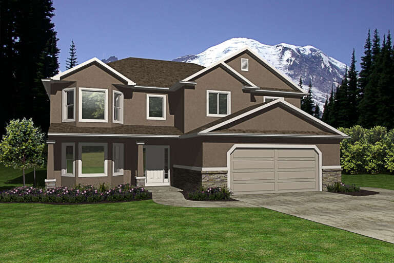 House Plan House Plan #26554 Front Elevation 