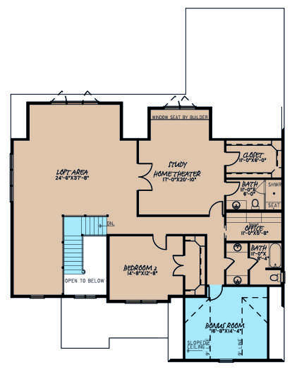 Second Floor for House Plan #8318-00237