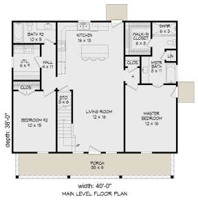 Country Plan: 2,109 Square Feet, 4 Bedrooms, 3 Bathrooms - 940-00481