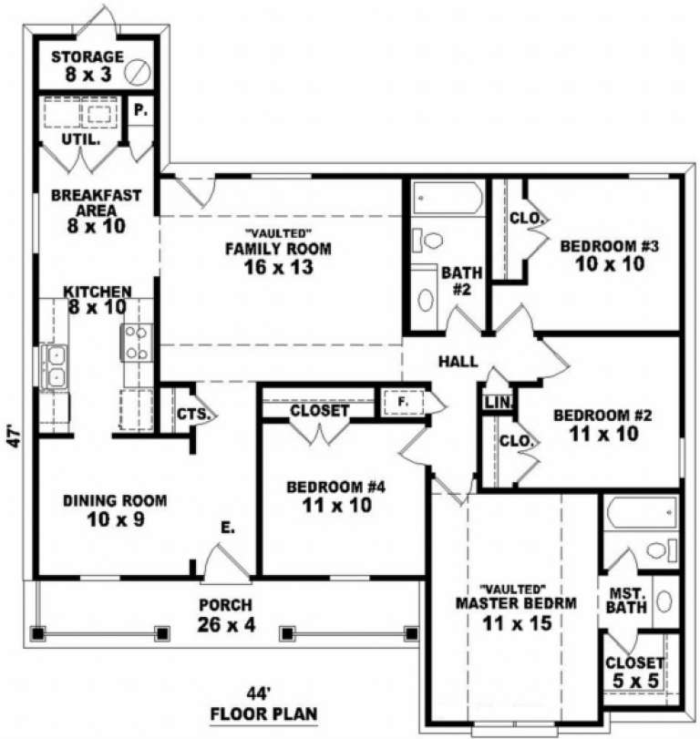 House Plan House Plan #2682 Drawing 1