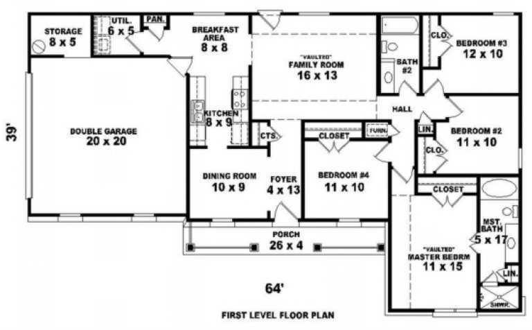 House Plan House Plan #2685 Drawing 1