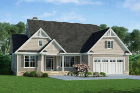 Country Plan: 1,729 Square Feet, 3 Bedrooms, 2 Bathrooms - 2865-00148