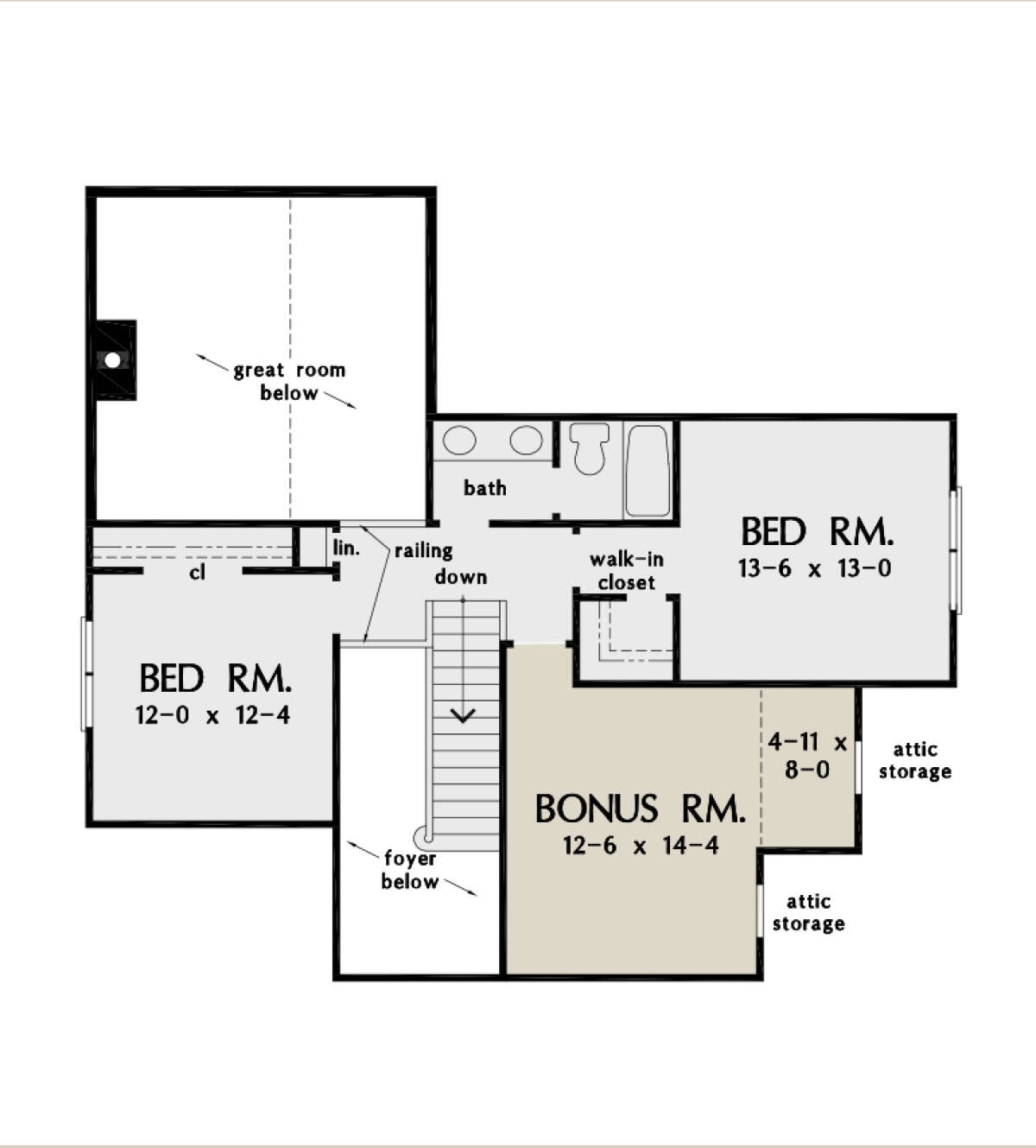 Craftsman Plan: 1,997 Square Feet, 3 Bedrooms, 2.5 Bathrooms - 2865-00181