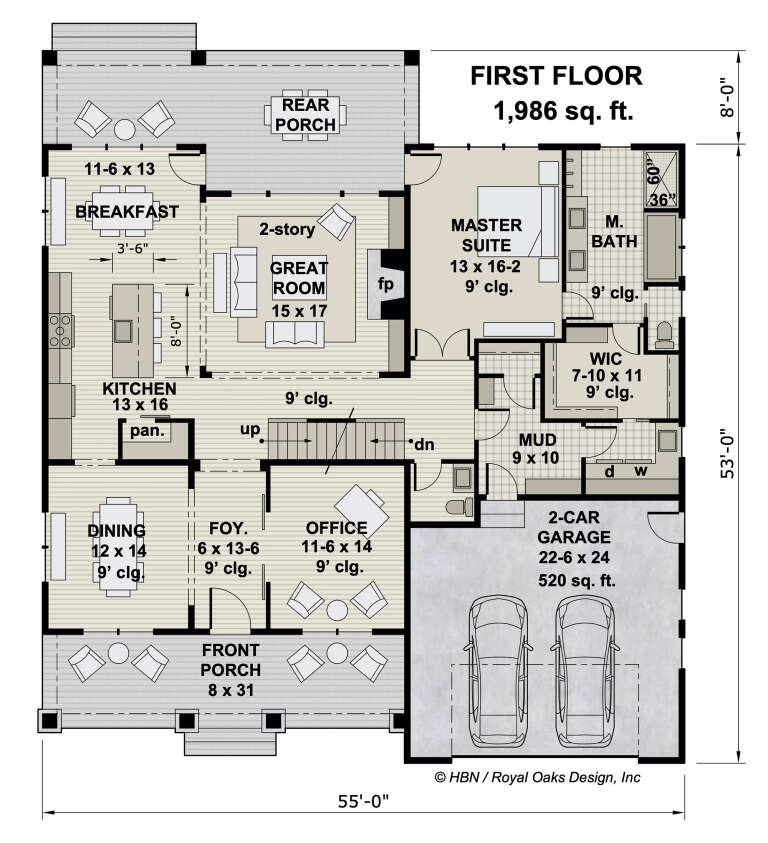 House Plan House Plan #27100 Drawing 1