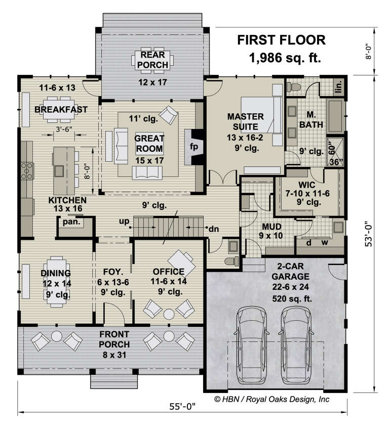 House Plan House Plan #27101 Drawing 1