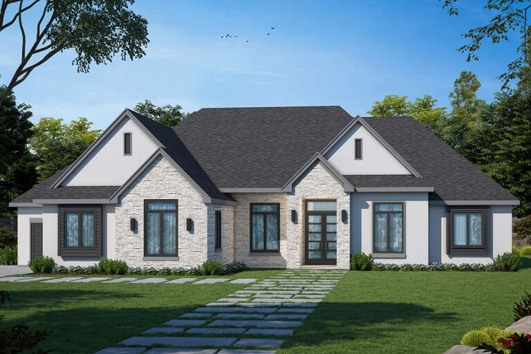 House Plan House Plan #27109 Front Elevation 