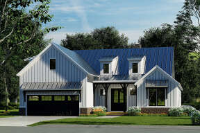 Modern Farmhouse Plan: 1,998 Square Feet, 3 Bedrooms, 2.5 Bathrooms ...