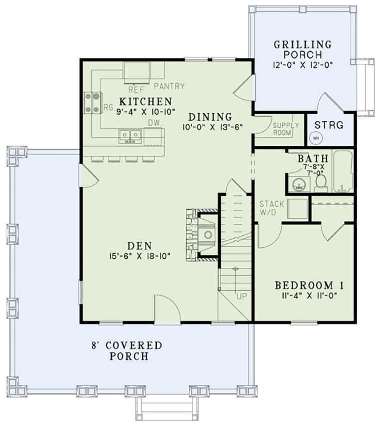 House Plan House Plan #27218 Drawing 1