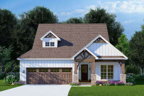 Craftsman Plan: 1,610 Square Feet, 3 Bedrooms, 2 Bathrooms - 8318-00258