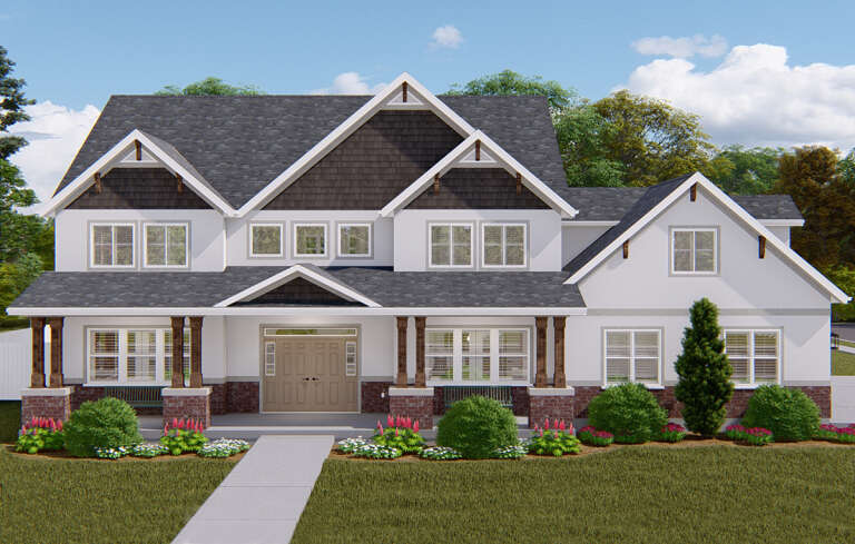 House Plan House Plan #27223 Front Elevation 