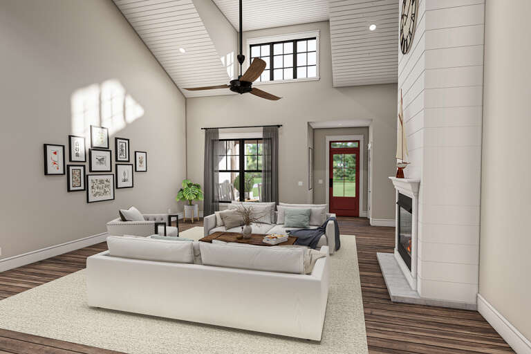 Modern Farmhouse Plan: 2,534 Square Feet, 3-4 Bedrooms, 2.5 Bathrooms ...