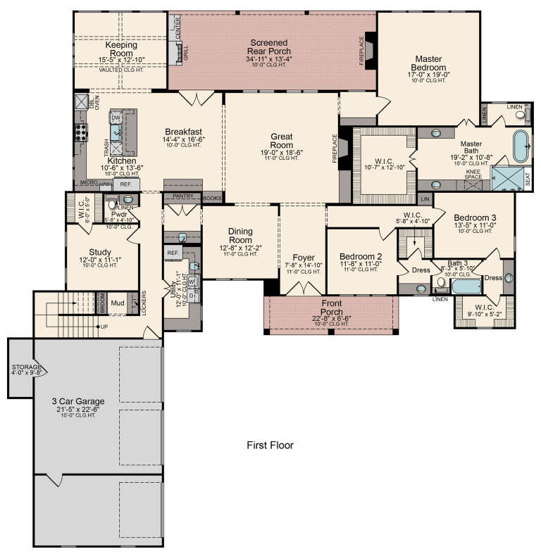 House Plan House Plan #27264 Drawing 1