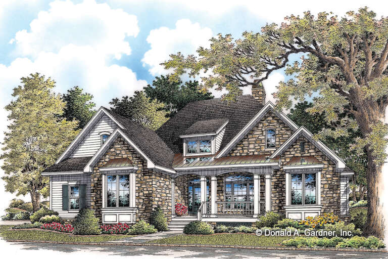 House Plan House Plan #27322 Front Elevation 