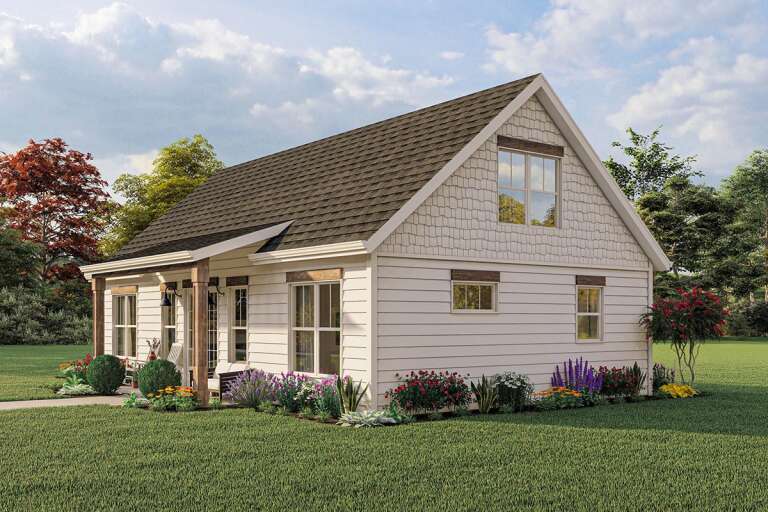 Cottage Plan: 1,333 Square Feet, 2 Bedrooms, 2 Bathrooms - 1462-00050