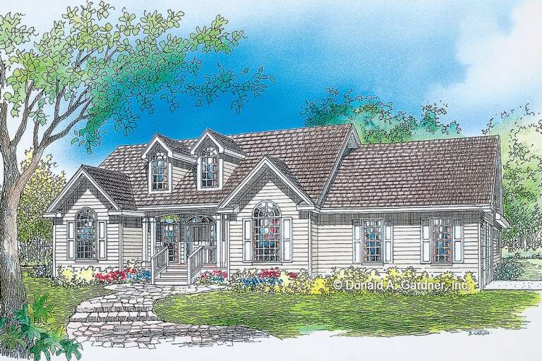 House Plan House Plan #27477 Front Elevation 