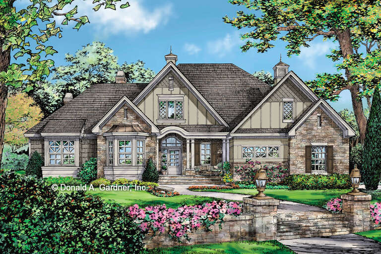 Craftsman Plan: 2,453 Square Feet, 4 Bedrooms, 3 Bathrooms - 2865-00294