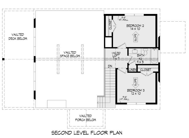 Mountain Plan: 1,770 Square Feet, 3 Bedrooms, 2.5 Bathrooms - 940-00577