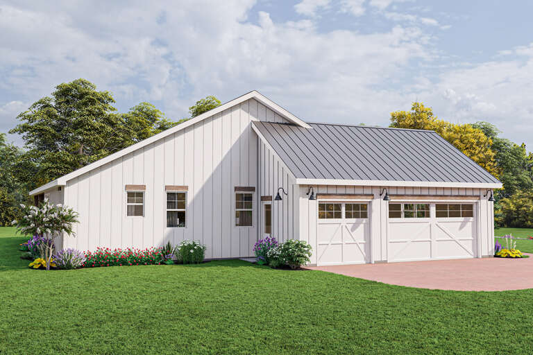 Modern Farmhouse Plan: 2,430 Square Feet, 3 Bedrooms, 2.5 Bathrooms 