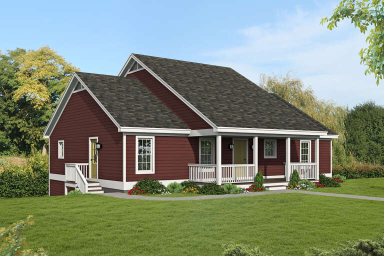 House Plan House Plan #27687 Front Elevation 