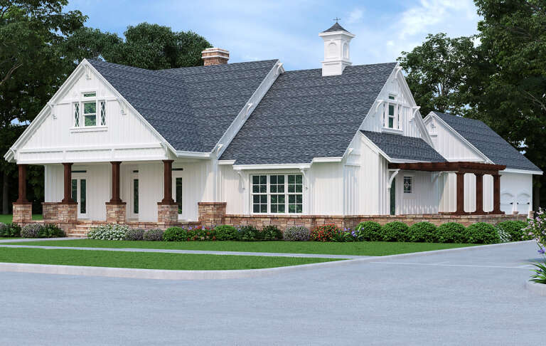 House Plan House Plan #27702 Front Elevation 