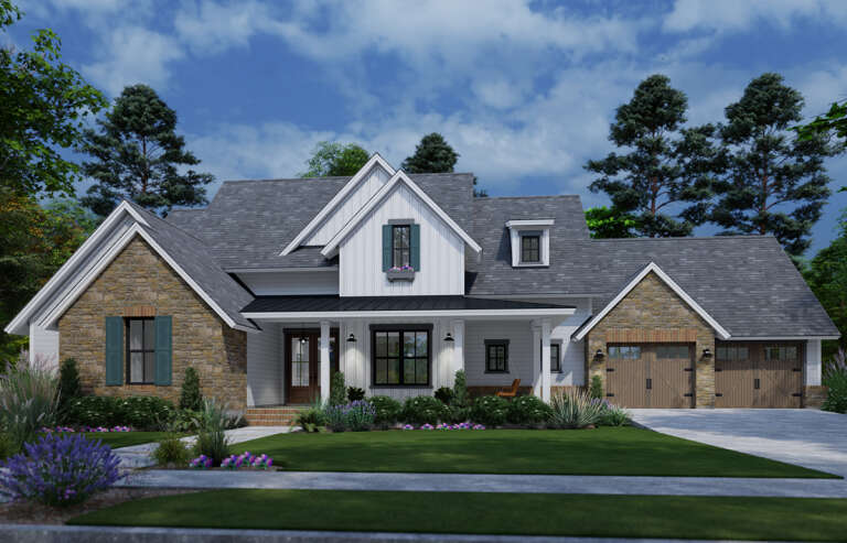 House Plan House Plan #27722 Front Elevation 