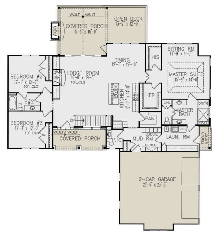 House Plan House Plan #27793 Drawing 1