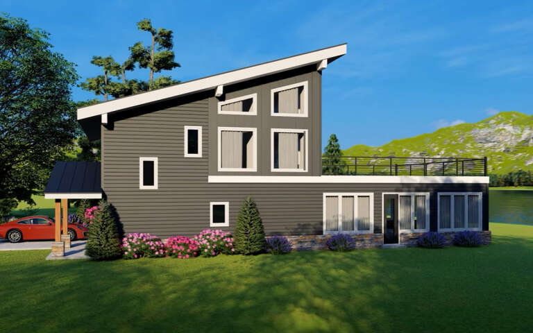 Modern Plan: 1,826 Square Feet, 2 Bedrooms, 2.5 Bathrooms - 940-00632