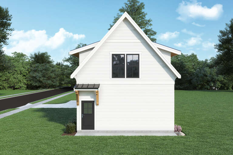 Modern Farmhouse Plan: 582 Square Feet, 1 Bedroom, 1 Bathroom - 2464-00032