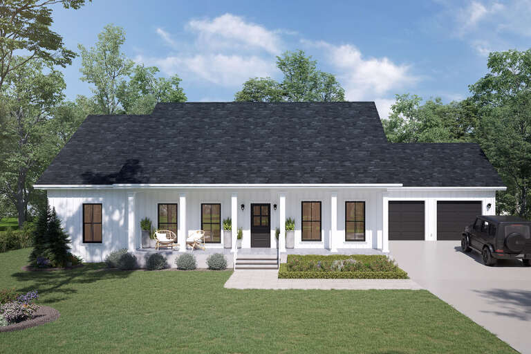 House Plan House Plan #27872 Front Elevation 