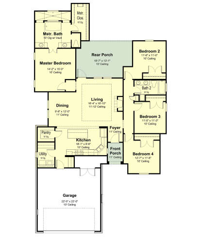Main Floor  for House Plan #7516-00068