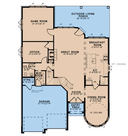 Main Floor  for House Plan #8318-00295
