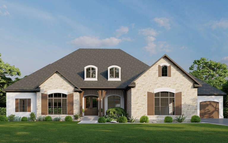 House Plan House Plan #27919 Front Elevation 