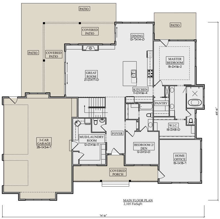 House Plan House Plan #27931 Drawing 1