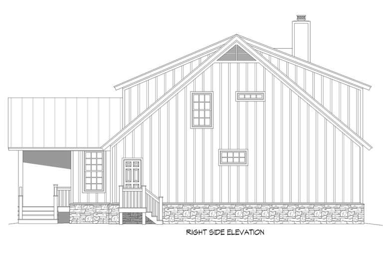 Craftsman Plan: 1,900 Square Feet, 3 Bedrooms, 2.5 Bathrooms - 940-00646