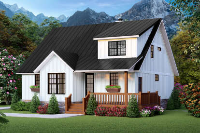 Modern Farmhouse House Plan #940-00651 Elevation Photo